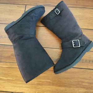 SO Elia Women's Faux-Fur Winter Boots